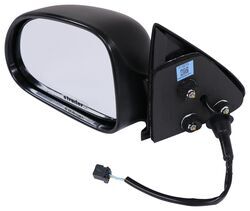 K-Source Replacement Side Mirror - Electric - Textured Black - Driver Side                          