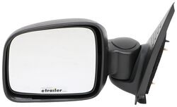 K-Source Replacement Side Mirror - Manual - Black - Driver Side                                     