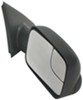 full replacement mirror heated k-source custom flip out towing - electric/heat textured black passenger side