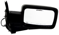 K-Source Replacement Side Mirror - Electric/Heated - Black - Passenger Side                         