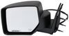 replacement standard mirror k-source side - electric/heated black driver