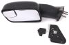 full replacement mirror k-source custom flip out towing - manual textured black driver side