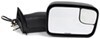 full replacement mirror electric k-source custom flip out towing mirrors - electric/heat textured black pair