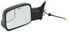 full replacement mirror k-source custom flip out towing - electric/heat textured black driver side