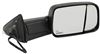 full replacement mirror turn signal/puddle lamp k-source custom flip out towing - electric/heat w led signal black passenger