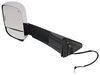 full replacement mirror k-source custom flip out towing - electric/heat w signal lamp black/chrome driver