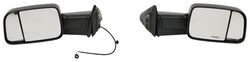 K-Source Custom Flip Out Towing Mirrors - Manual - Textured Black - Pair                            