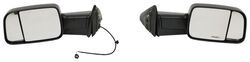 K-Source Custom Flip Out Towing Mirrors - Manual - Textured Black - Pair - KS60193-94C