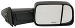 K-Source Custom Flip Out Towing Mirror - Manual - Textured Black - Passenger Side