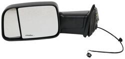 K-Source Custom Flip Out Towing Mirror - Manual - Textured Black - Driver Side