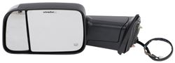 K-Source Custom Flip Out Towing Mirror - Electric/Heat w Signal, Lamp - Textured Black - Driver     