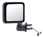 K-Source Replacement Side Mirror - Electric/Heated - Textured Black - Driver Side                   