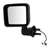 K-Source Replacement Side Mirror - Electric/Heated - Textured Black - Driver Side Heated KS60218C