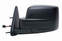 K-Source Replacement Side Mirror - Electric - Textured Black - Driver Side                          