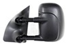 full replacement mirror k-source custom extendable towing mirrors - manual black pair