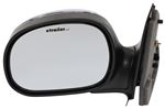 K-Source Replacement Side Mirror - Manual - Black/Chrome - Driver Side                              