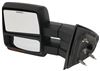 full replacement mirror electric k-source custom extendable towing - electric/heat w signal lamp textured black driver