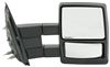 full replacement mirror non-heated k-source custom extendable towing - manual textured black passenger side