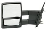 K-Source Custom Extendable Towing Mirror - Manual - Textured Black - Driver Side                    