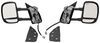 full replacement mirror electric k-source custom extendable towing mirrors - textured black driver and passenger side