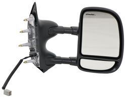 K-Source Custom Extendable Towing Mirror - Electric - Textured Black - Passenger Side               
