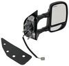 full replacement mirror k-source custom extendable towing - electric textured black passenger side