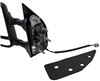 full replacement mirror k-source custom extendable towing - electric textured black driver side