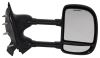 full replacement mirror k-source custom extendable towing - manual textured black passenger side