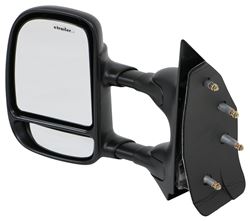 K-Source Custom Extendable Towing Mirror - Manual - Textured Black - Driver Side                    