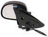K-Source Replacement Side Mirror - Electric w/ LED Signal - Black - Driver Side Single Mirror KS61208F