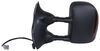 full replacement mirror electric k-source custom extendable towing - electric/heat w turn signal textured black driver
