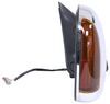 full replacement mirror electric k-source custom extendable towing mirrors - electric/heat w turn signal black/chrome pair