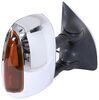full replacement mirror electric k-source custom extendable towing - electric/heat w turn signal black/chrome passenger