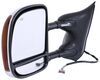 full replacement mirror k-source custom extendable towing - electric/heat w turn signal black/chrome driver