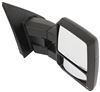 full replacement mirror heated k-source custom extendable towing mirrors - electric/heat w signal lamp textured black pair