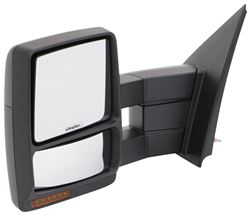 K-Source Custom Extendable Towing Mirrors - Electric/Heat w Signal, Lamp - Textured Black - Pair    