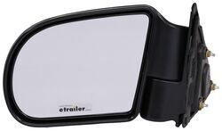 K-Source Replacement Side Mirror - Manual - Black - Driver Side                                     