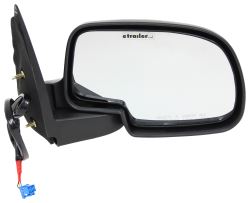 K-Source Replacement Side Mirror - Electric/Heated - Textured Black - Passenger Side                