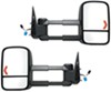 heated turn signal k-source custom extendable towing mirrors - electric/heat w led textured black pair
