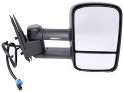 K-Source Custom Extendable Towing Mirror - Electric/Heat w LED Signal - Textured Black - Passenger  