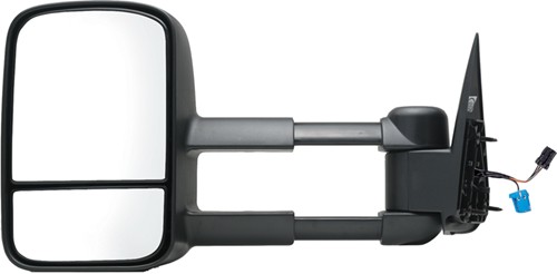 K Source Custom Extendable Towing Mirror Electricheat Textured Black Driver Side K Source 