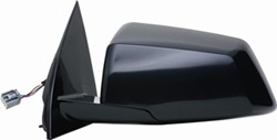 K-Source Replacement Side Mirror - Electric/Heated - Black - Driver Side                            