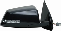 K-Source Replacement Side Mirror - Electric/Heat w Signal - Black - Passenger                       