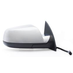 K-Source Replacement Side Mirror - Electric/Heat w Memory - Black/Chrome - Passenger                