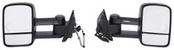 K-Source Custom Extendable Towing Mirrors - Electric/Heat w LED Signal - Textured Black - Pair      