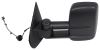full replacement mirror electric k-source custom extendable towing - electric/heat w led signal textured black driver