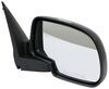 replacement standard mirror manual k-source side - textured black/chrome passenger