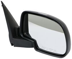 K-Source Replacement Side Mirror - Manual - Textured Black/Chrome - Passenger Side                  