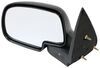 replacement standard mirror non-heated k-source side - manual textured black/chrome driver