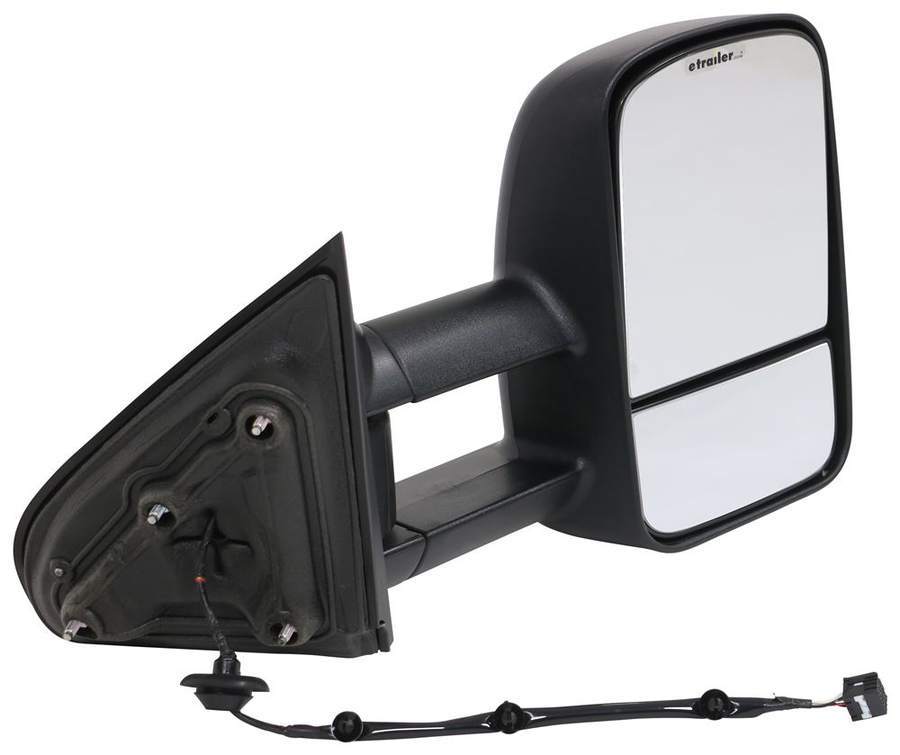K Source Custom Extendable Towing Mirror Electricheat Textured Black Passenger Side K 